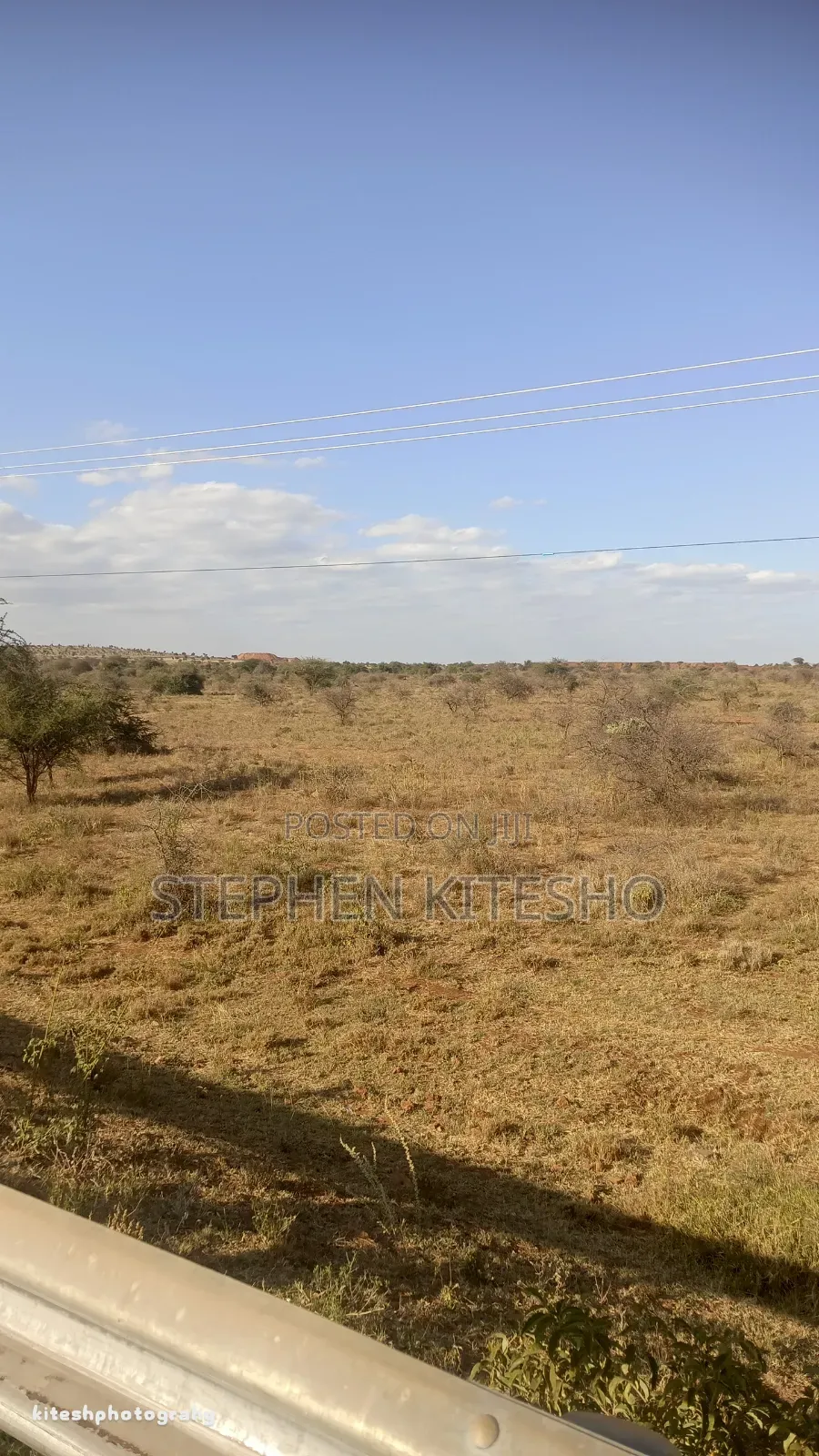 10acres Located at Simba Cement Tarmac Road Loitoktok in Kimana