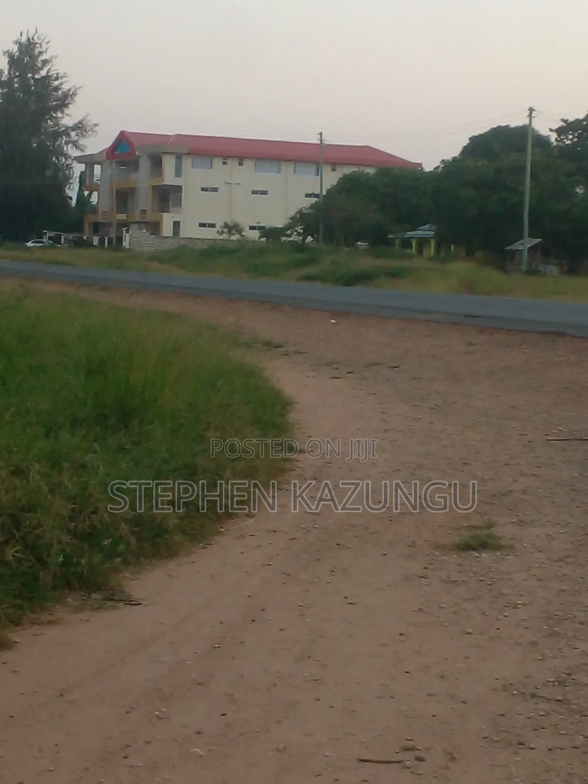 Slightly Big Than 1/2 Acre at Kinondo/Ganja La Simba on the Highway. in Ukunda