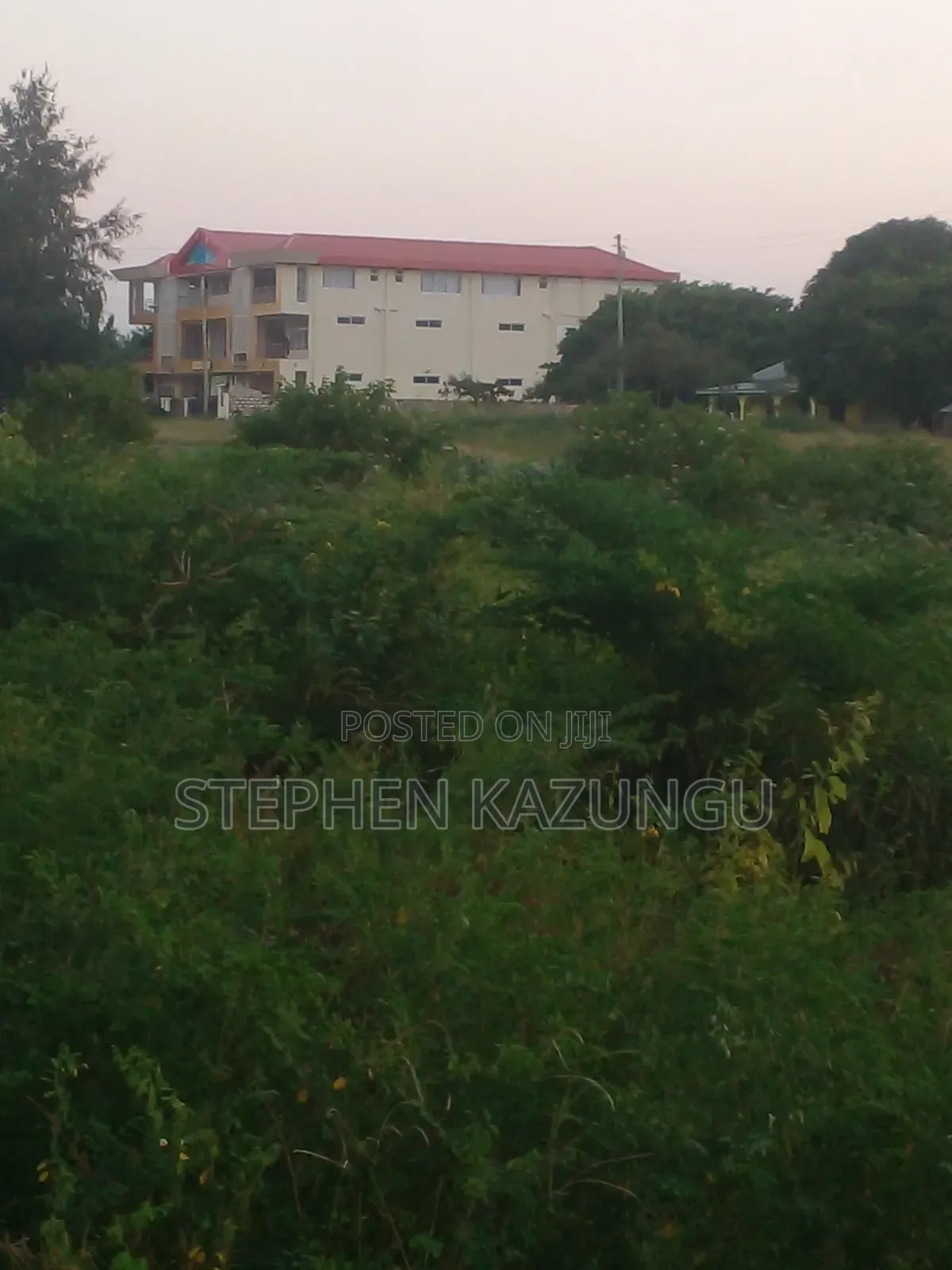 Slightly Big Than 1/2 Acre at Kinondo/Ganja La Simba on the Highway. in Ukunda