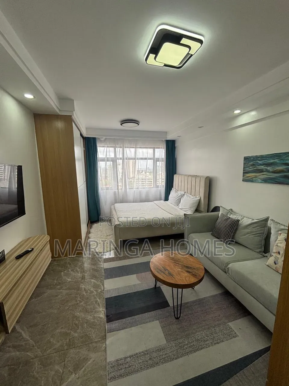 Modern Studio Airbnb in Heartland, Kilimani – Fully Furnished in Hurlingham