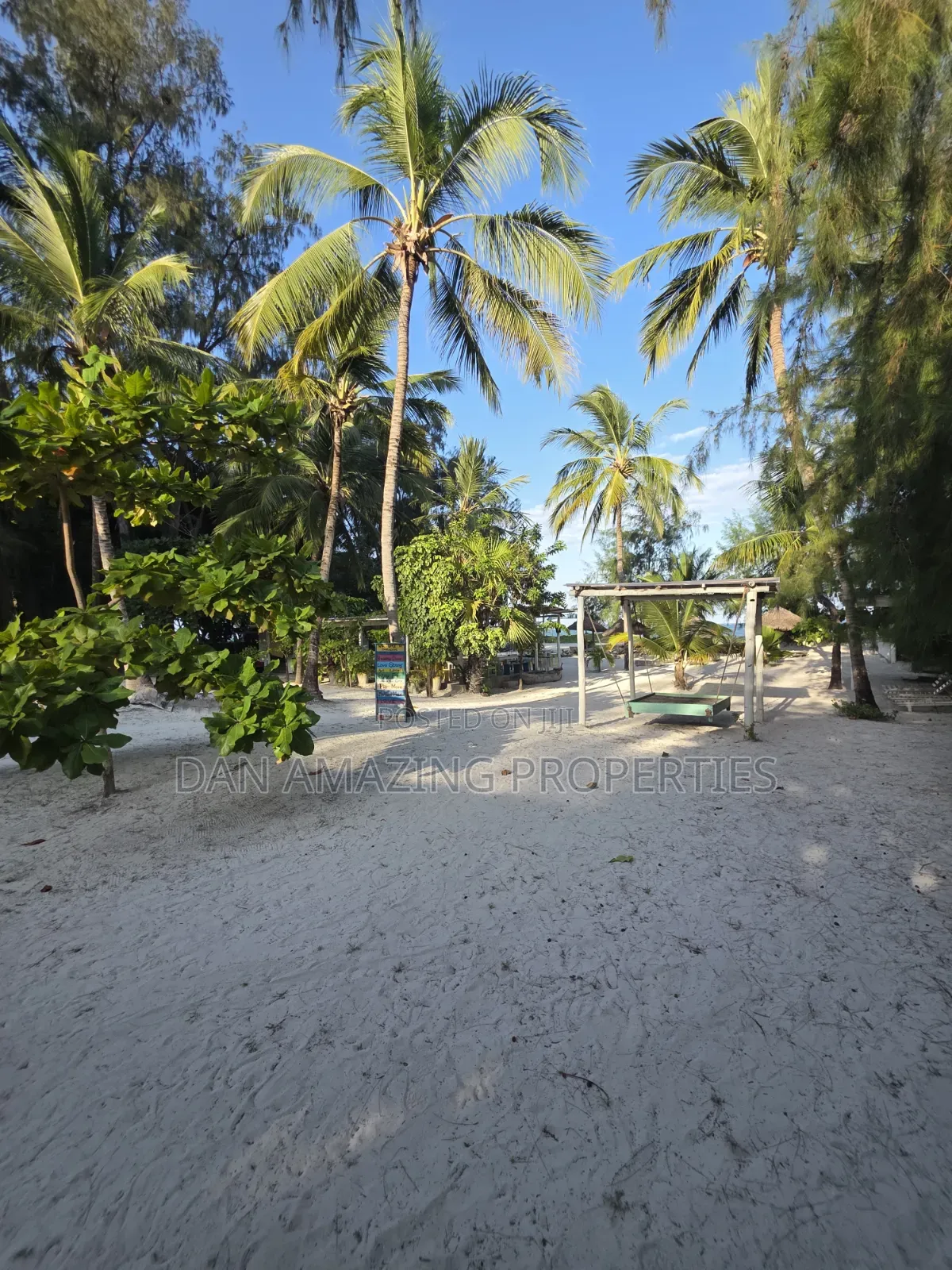 2.5 Acres Beach Front for Sale in Diani Galu WTH an Old House as Block in Diani