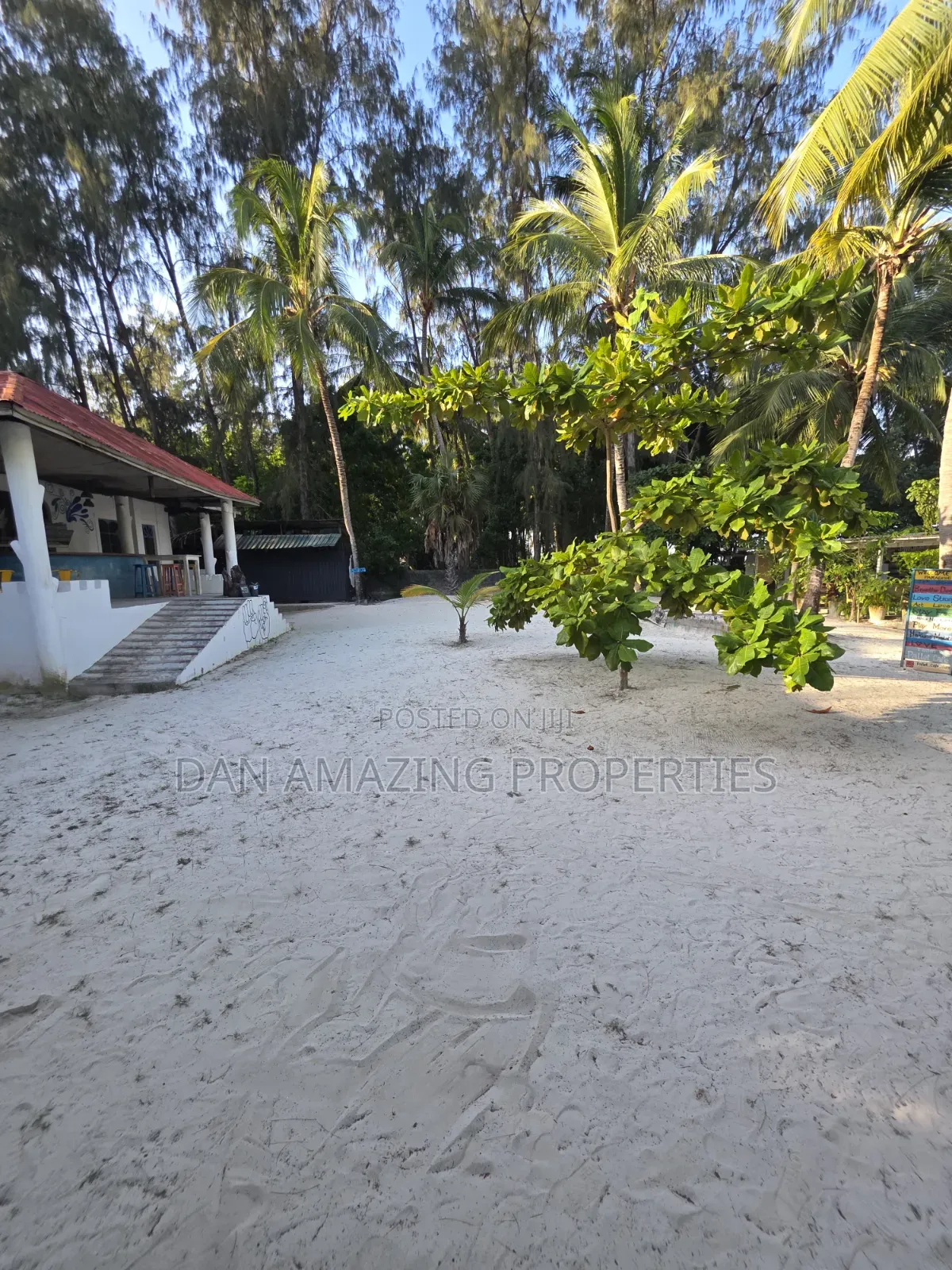 2.5 Acres Beach Front for Sale in Diani Galu WTH an Old House as Block in Diani