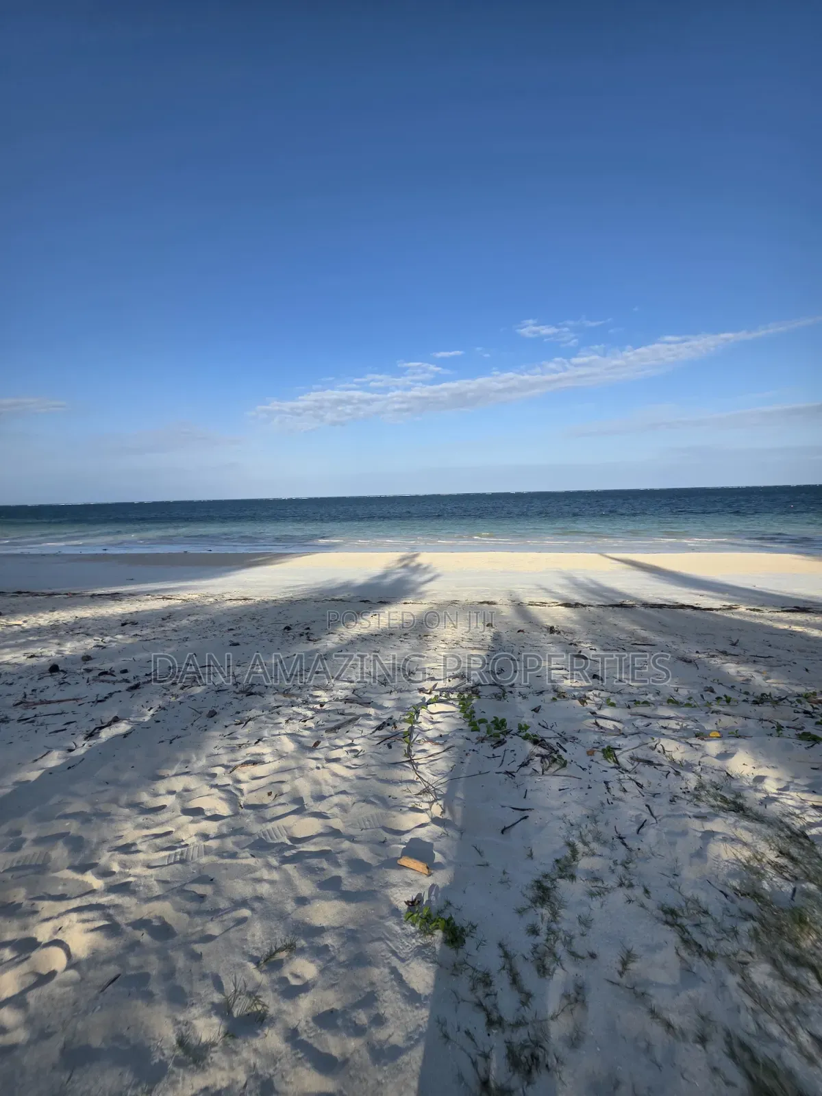 2.5 Acres Beach Front for Sale in Diani Galu WTH an Old House as Block in Diani