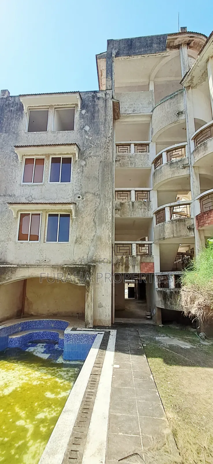 For Sale Uncomplete 37 Hotel Rooms Nyali in Nyali Mkomani
