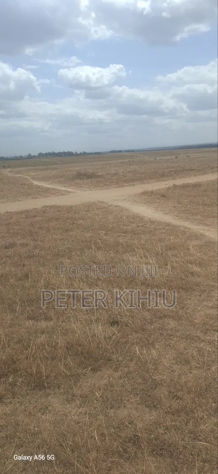 Kinanie 10ac for Sale Suitable for Subdivisions in Lukenya
