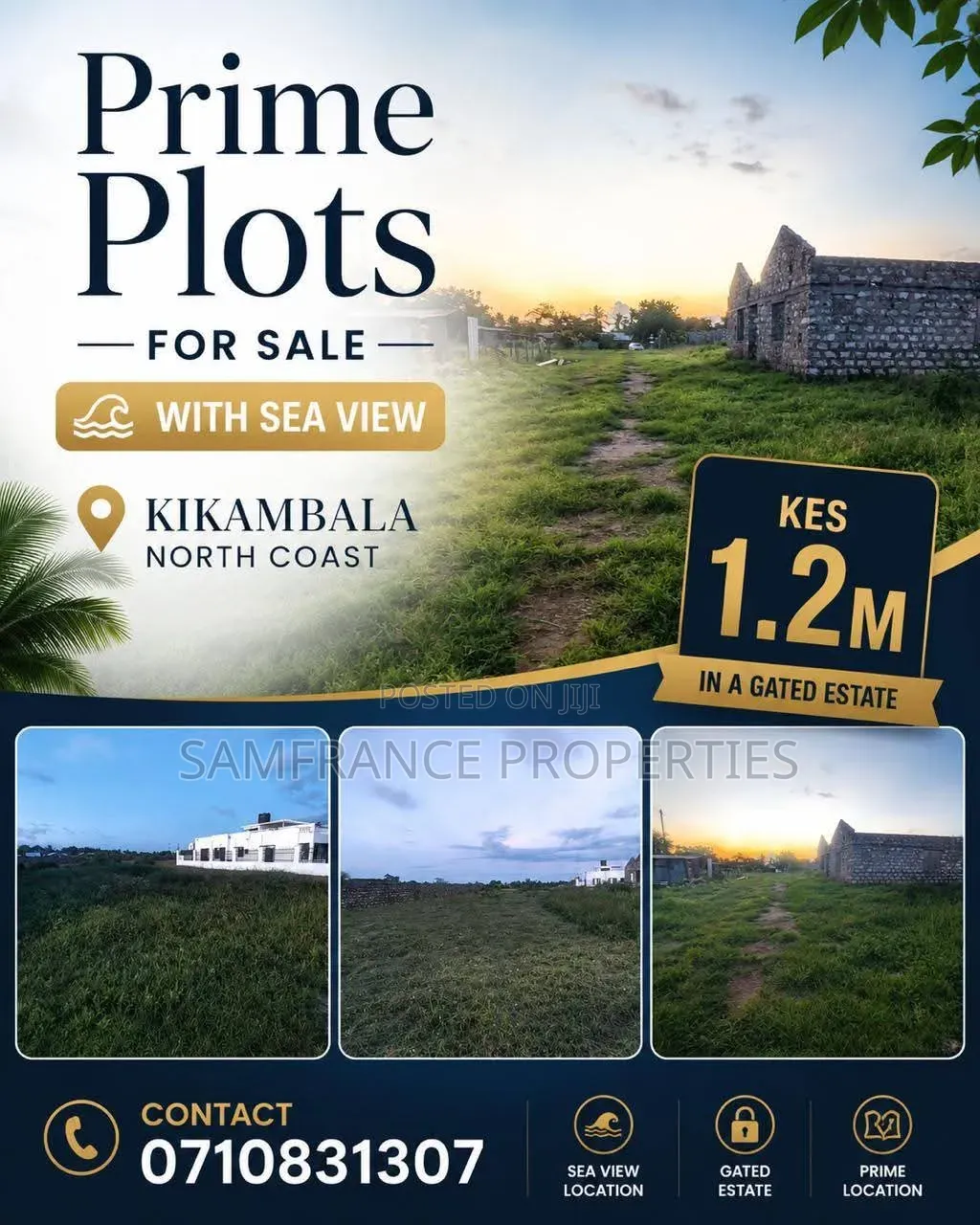 Prime Seaview Plots on Sale Kikambala in Kikambala