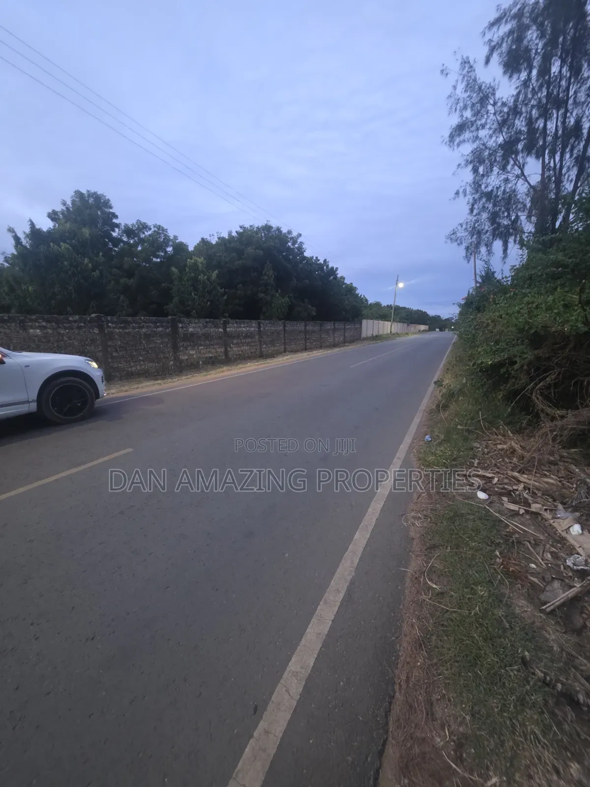 Half an Acre in Diani Lofta Road for Sale Touching Tarmac in Diani