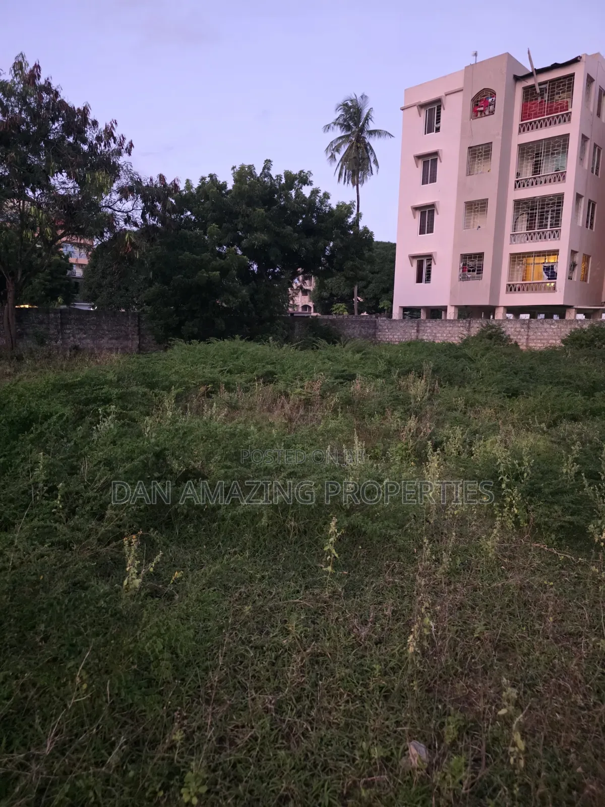 1/4 Acre Mtwapa for Sale Fully Fenced With Perimeter Wall Merry Villa in Mtwapa