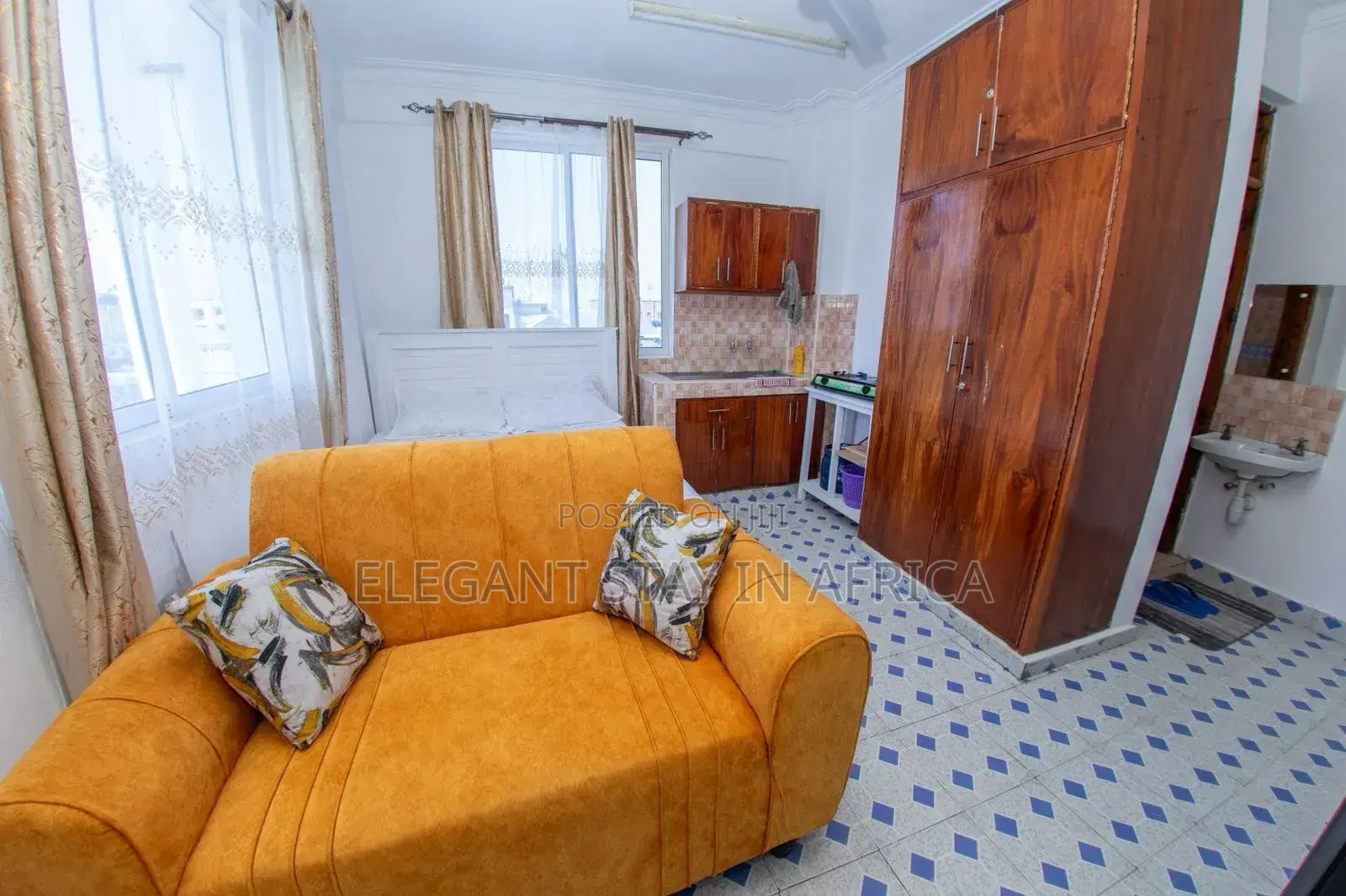 Cozy Studio in Bamburi Mombasa in Mtambo