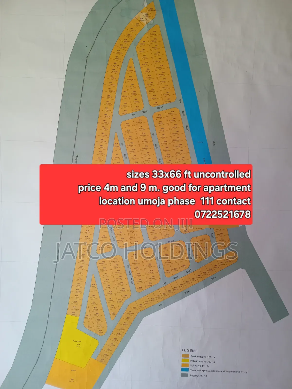 Plots for Sale Mowlem Umoja in Market Umoja
