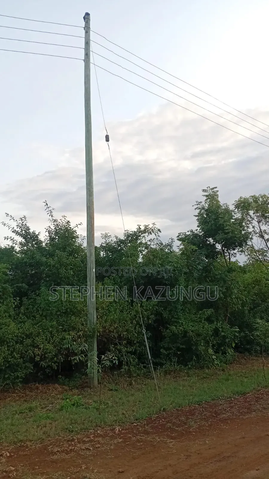 2nd Row's End 1/4 Acre Plot Size in Galu Beach Near Almanara Hotel. in Ukunda