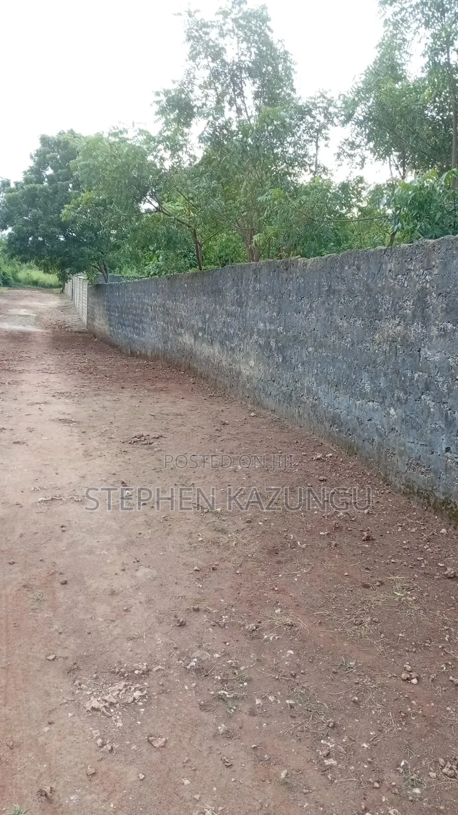 2nd Row's End 1/4 Acre Plot Size in Galu Beach Near Almanara Hotel. in Ukunda
