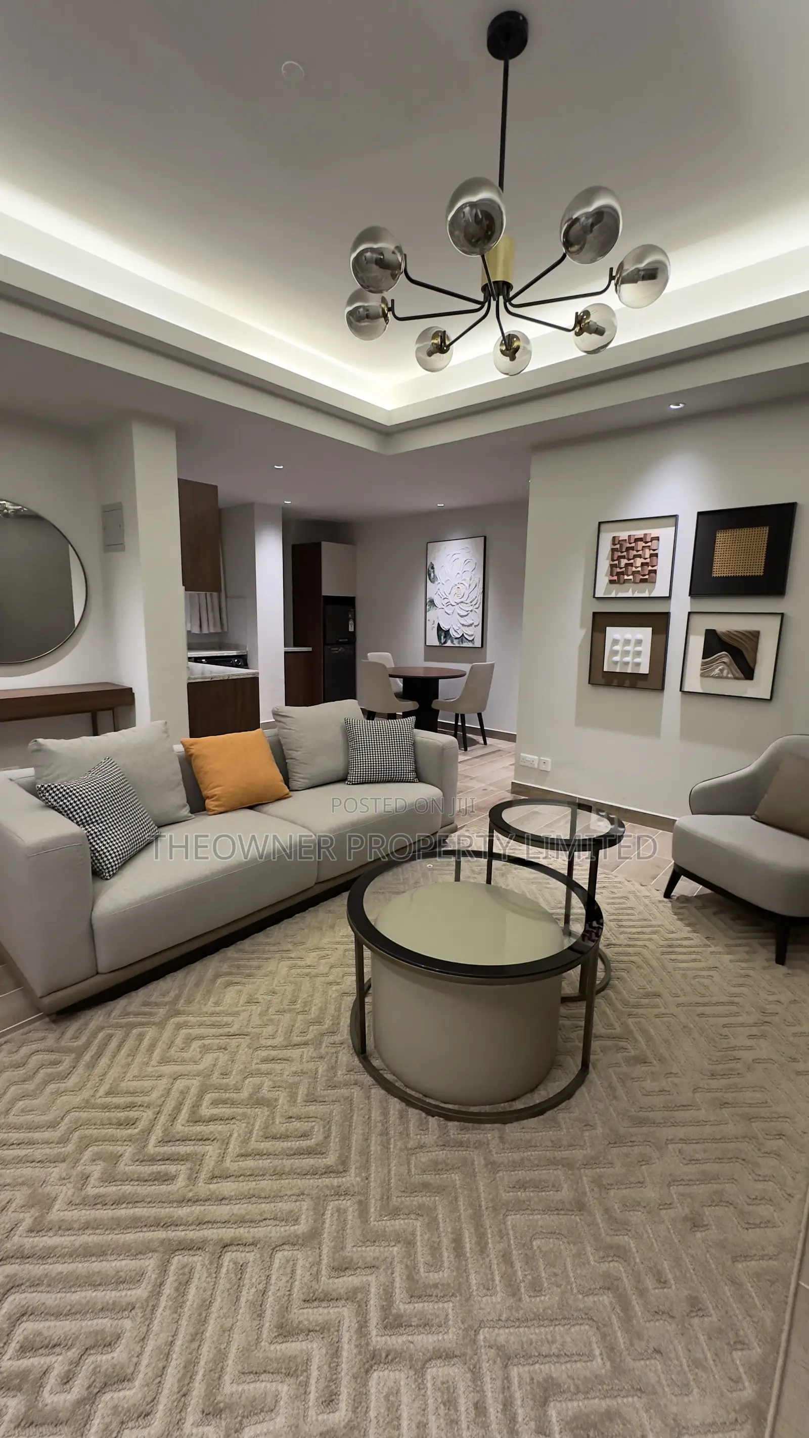 Furnished 2bdrm Apartment in Devine Residency, Riverside Estate in Riverside Estate