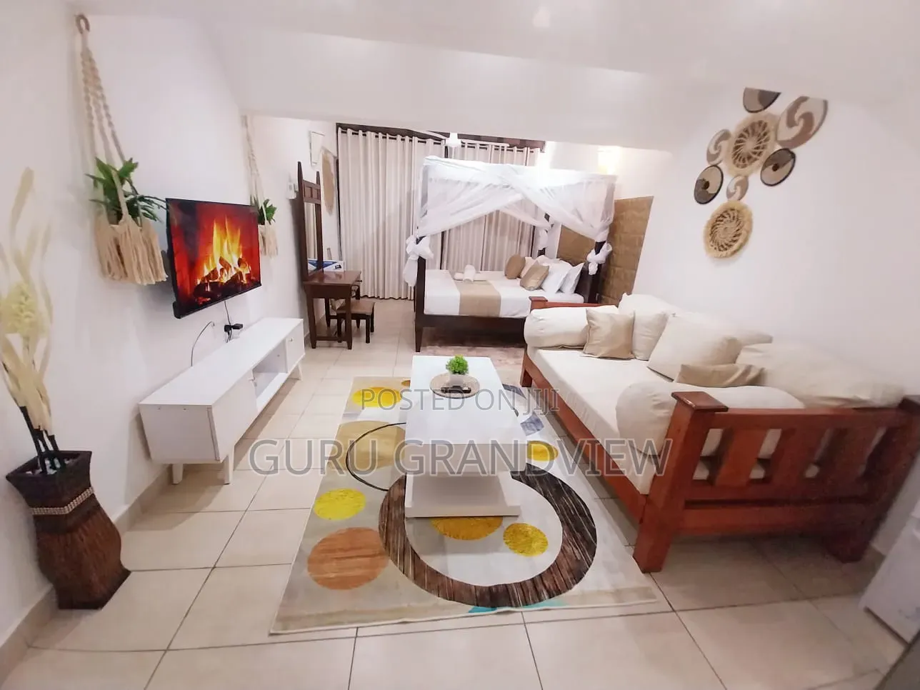 Beachfront Diani Studio in Diani