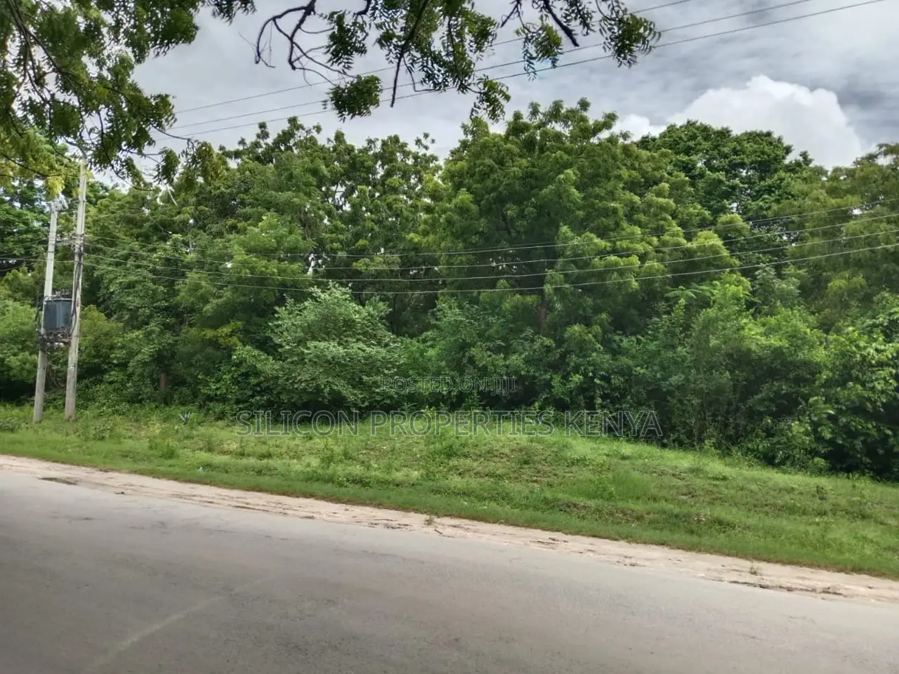 3.25 Acres for Sale in Diani - Touching the Main Road in Diani
