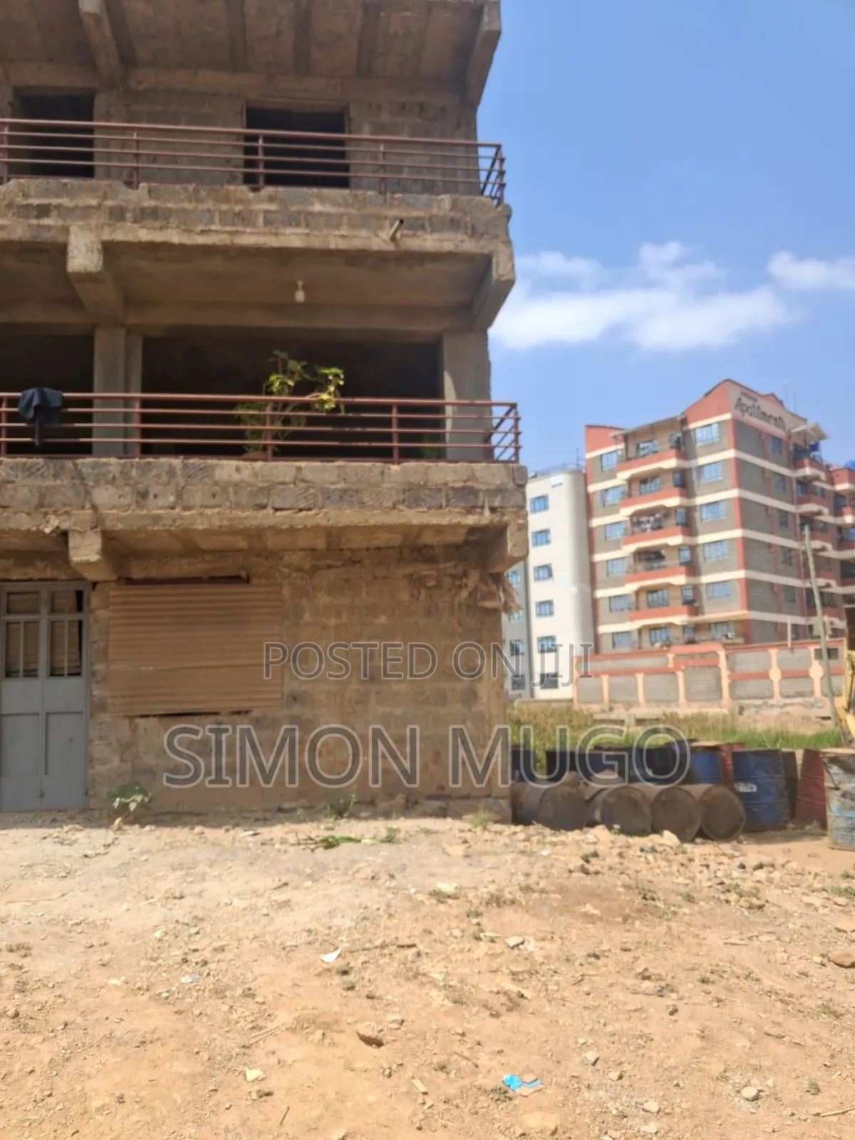 Incomplete Bar and Restaurant With 21 Rooms to Let Behind SNL in Roysambu