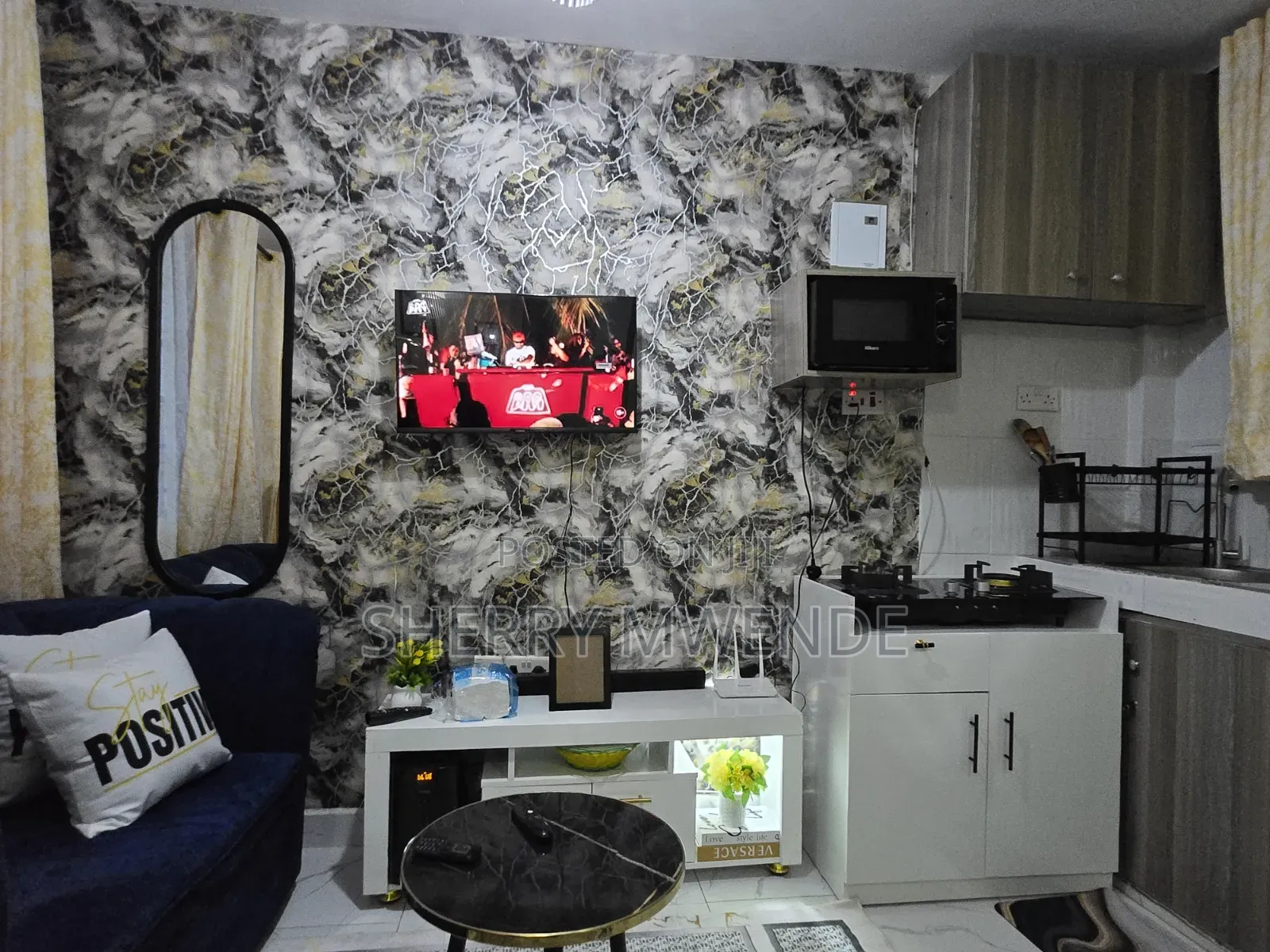 Cosy, Clean Perfect Studio Airbnb in Utawala Shooters Kigwathi Road in Complex Utawala