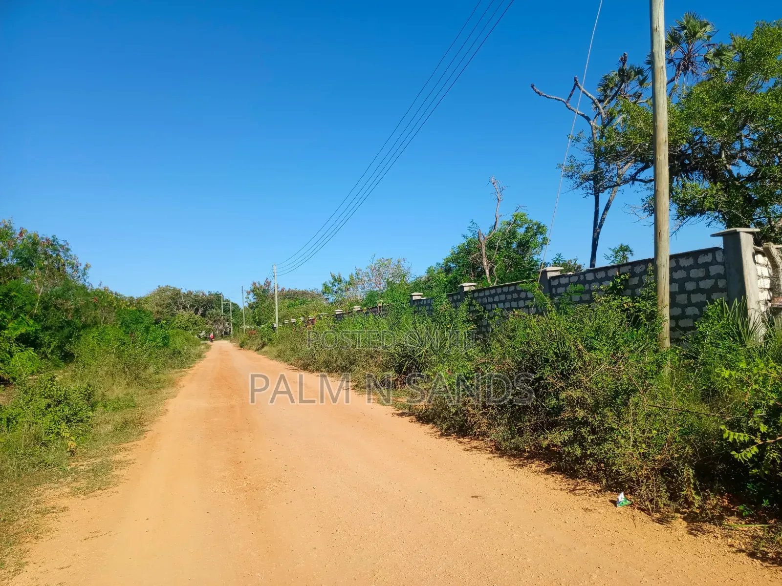 One Acre on Second Row in Galu Diani on Sale! in Diani