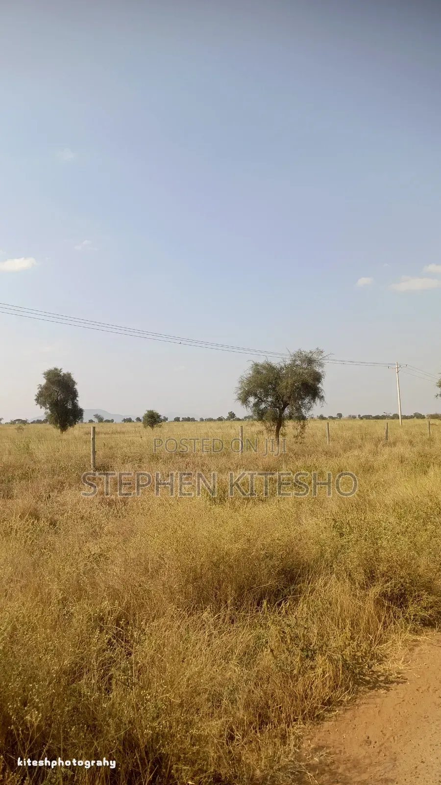 40acres for Along Cimba Cement Tarmac Road Imbrrikani Loitoktok in Kimana