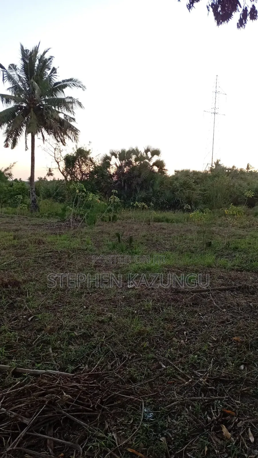 1 Acre Plot at Mwabungo Near Town at 1 Km From Lungalunga Highway in Ukunda