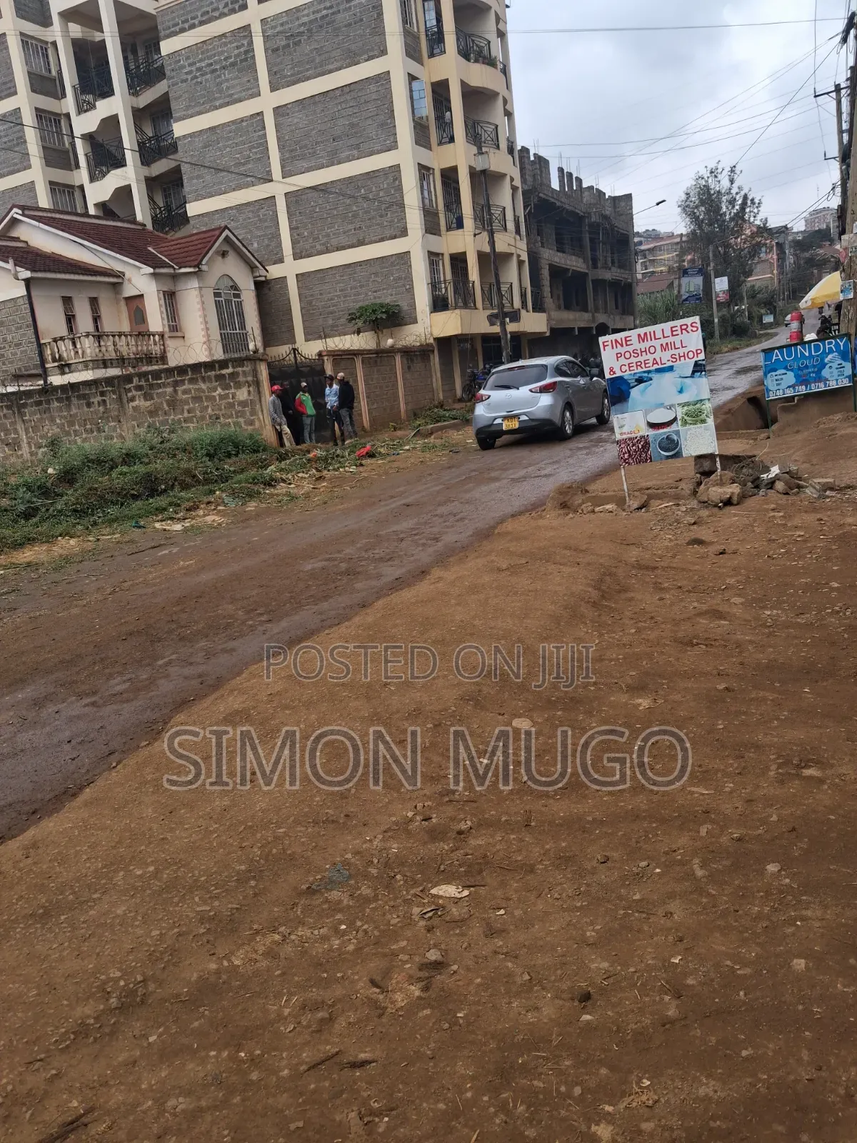 Kasarani Clay Works Prime Commercial Corner Plot on Tarmac in Seasons Estate