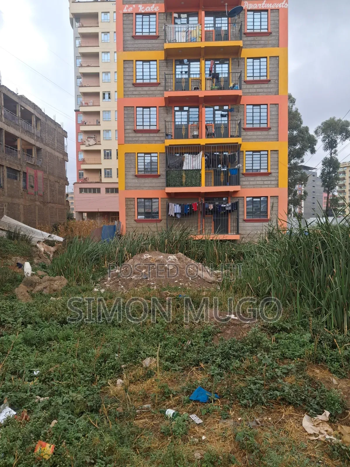 Kkasarani Clay Works Prime Commercial Plot on Tarmac for Lease P/M in Seasons Estate