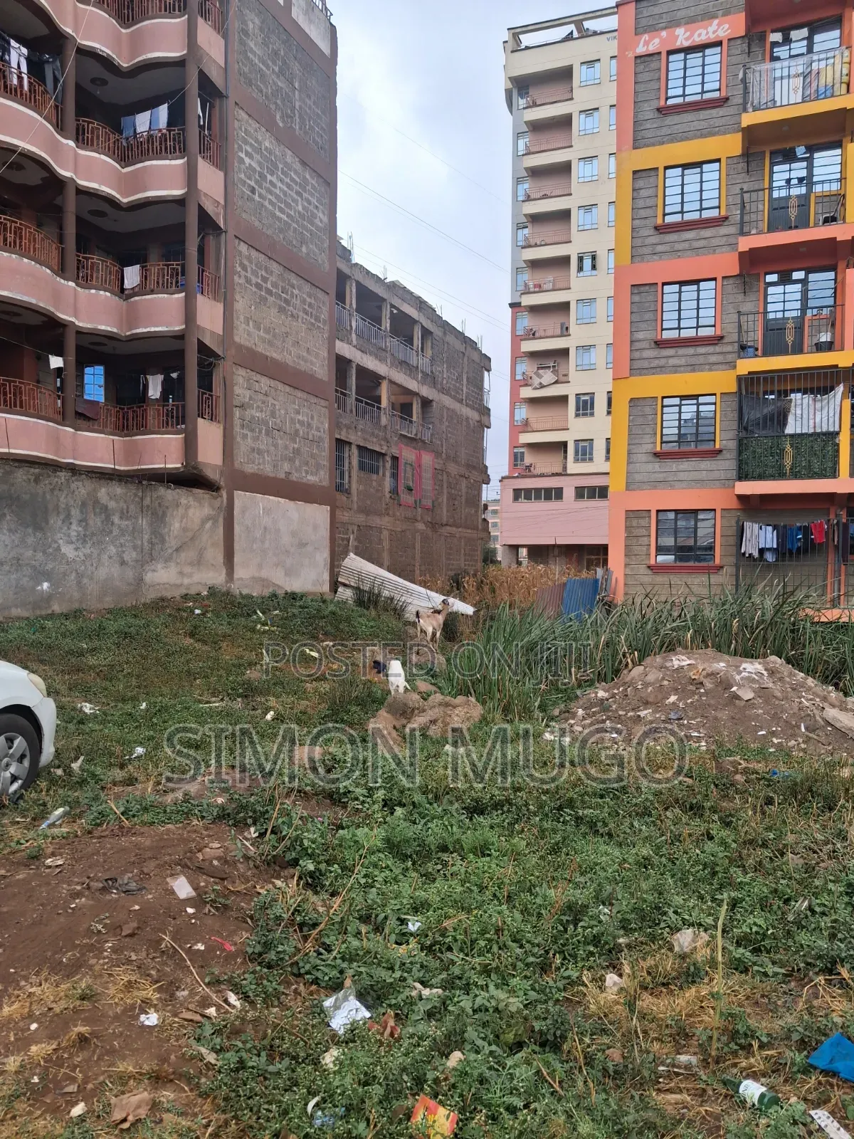 Kkasarani Clay Works Prime Commercial Plot on Tarmac for Lease P/M in Seasons Estate