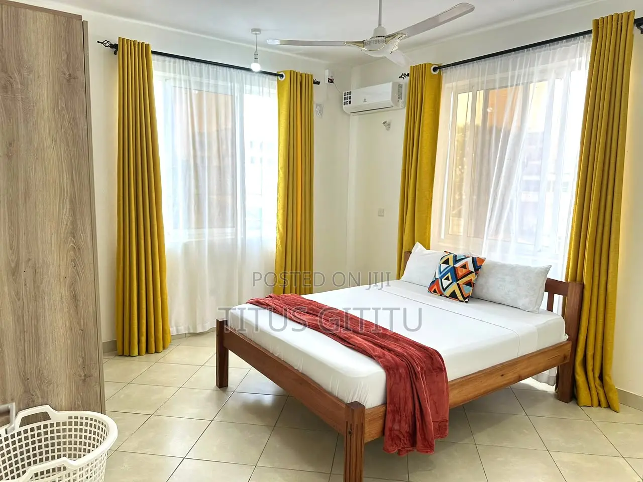 1 Bedroom Nyali Near Beach Wild Waters| AC, WiFi, Parking Balcony| in Nyali Mkomani