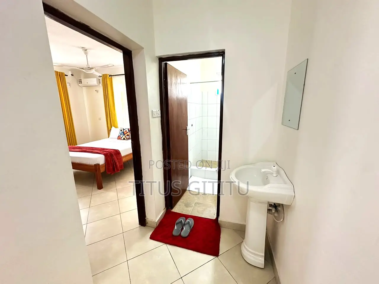 1 Bedroom Nyali Near Beach Wild Waters| AC, WiFi, Parking Balcony| in Nyali Mkomani