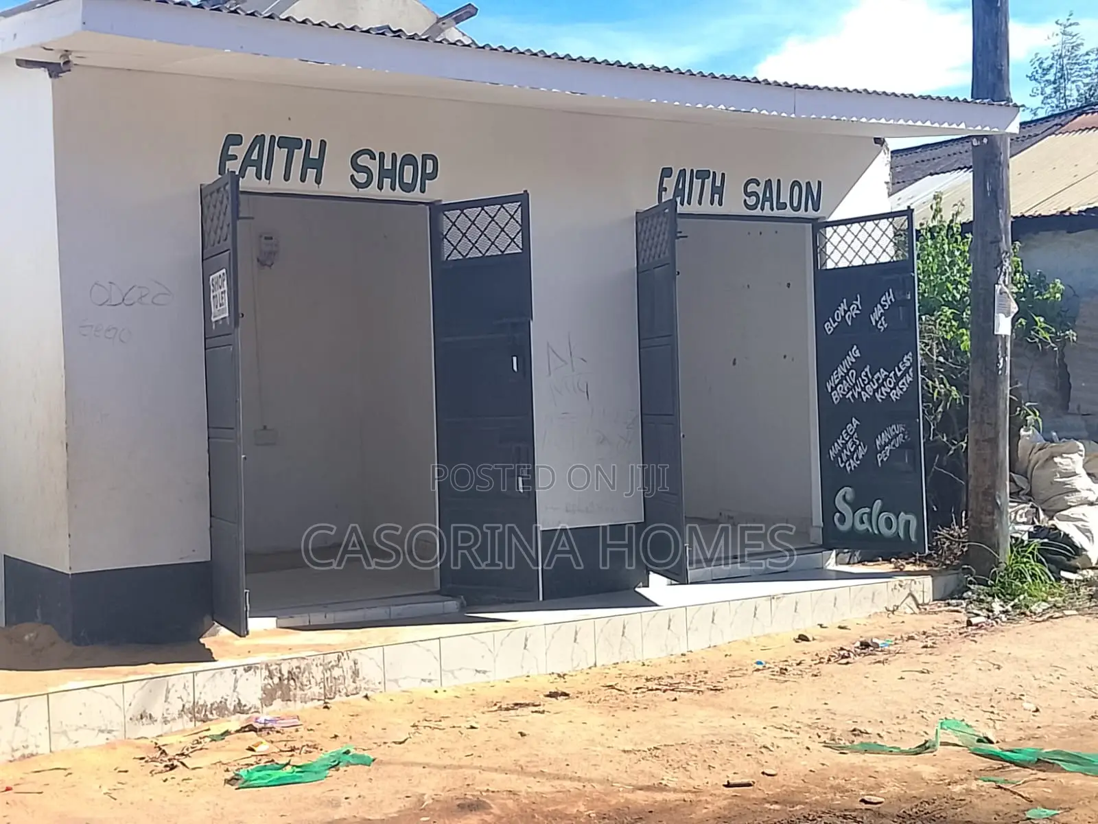 2 Commercial Shops to Let in Mtwapa Near George Hospital (KES 6,000) in Mtwapa