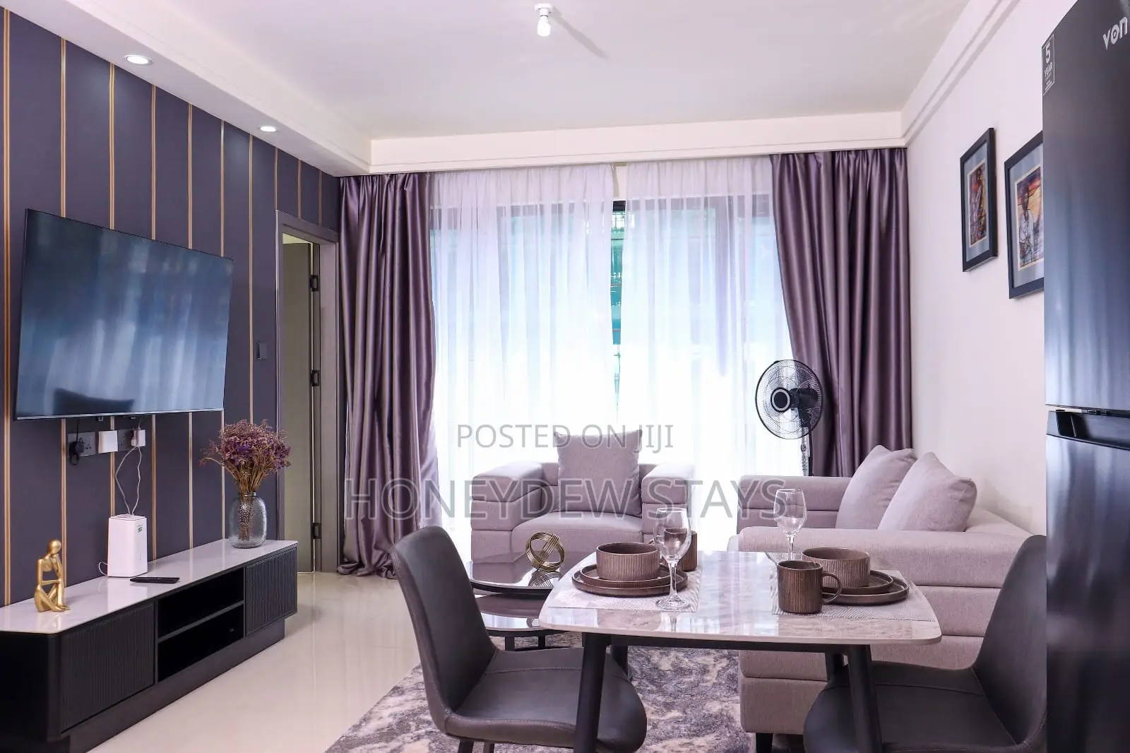 Furnished 1BR Apartment, Misty Springs, Westlands in Raphta Road Area