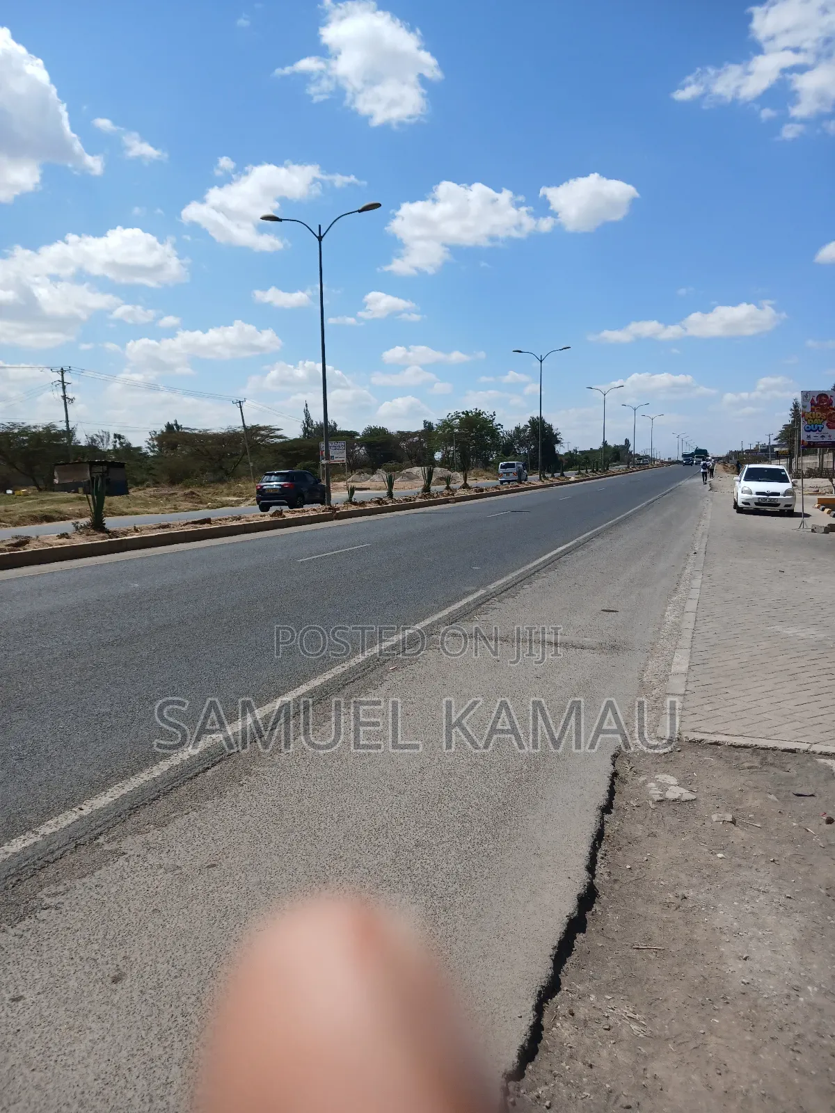 Northern Bypass, 1 Acre on Tarmac for Lease. in Kamakis