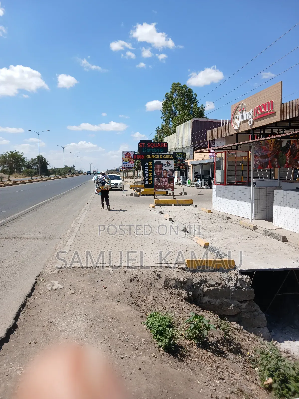 Northern Bypass, 1 Acre on Tarmac for Lease. in Kamakis
