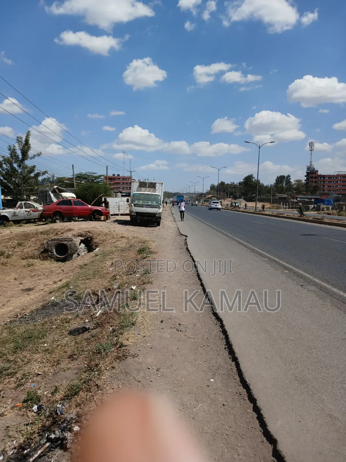 Northern Bypass, 1 Acre on Tarmac for Lease. in Kamakis