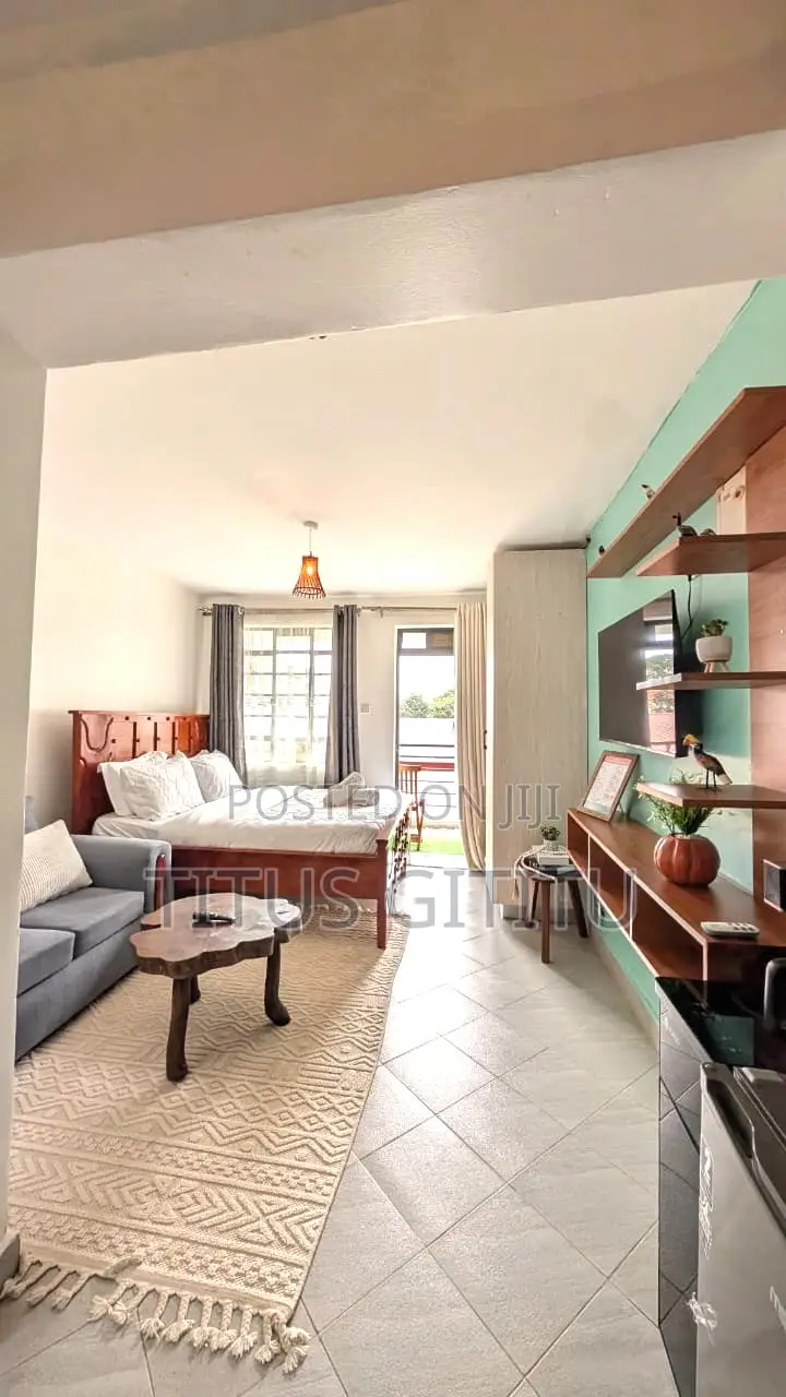 Furnished Studio Muthiga| Near Kinoo & Uthiru | Balcony & Parking | in Muthiga