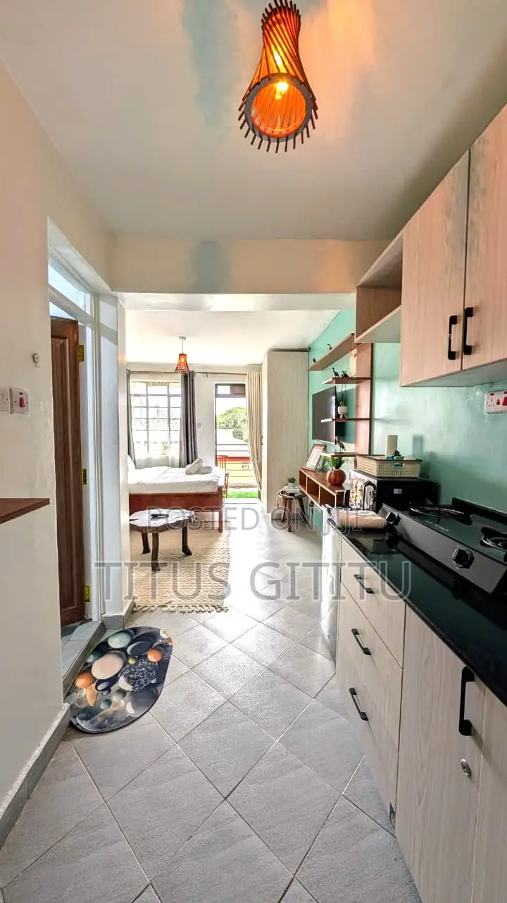 Furnished Studio Muthiga| Near Kinoo & Uthiru | Balcony & Parking | in Muthiga