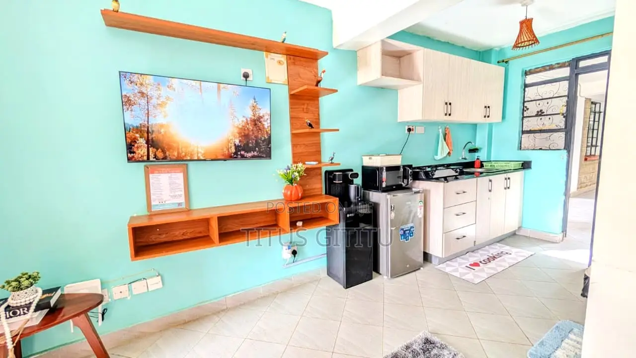 Furnished Studio Muthiga| Near Kinoo & Uthiru | Balcony & Parking | in Muthiga