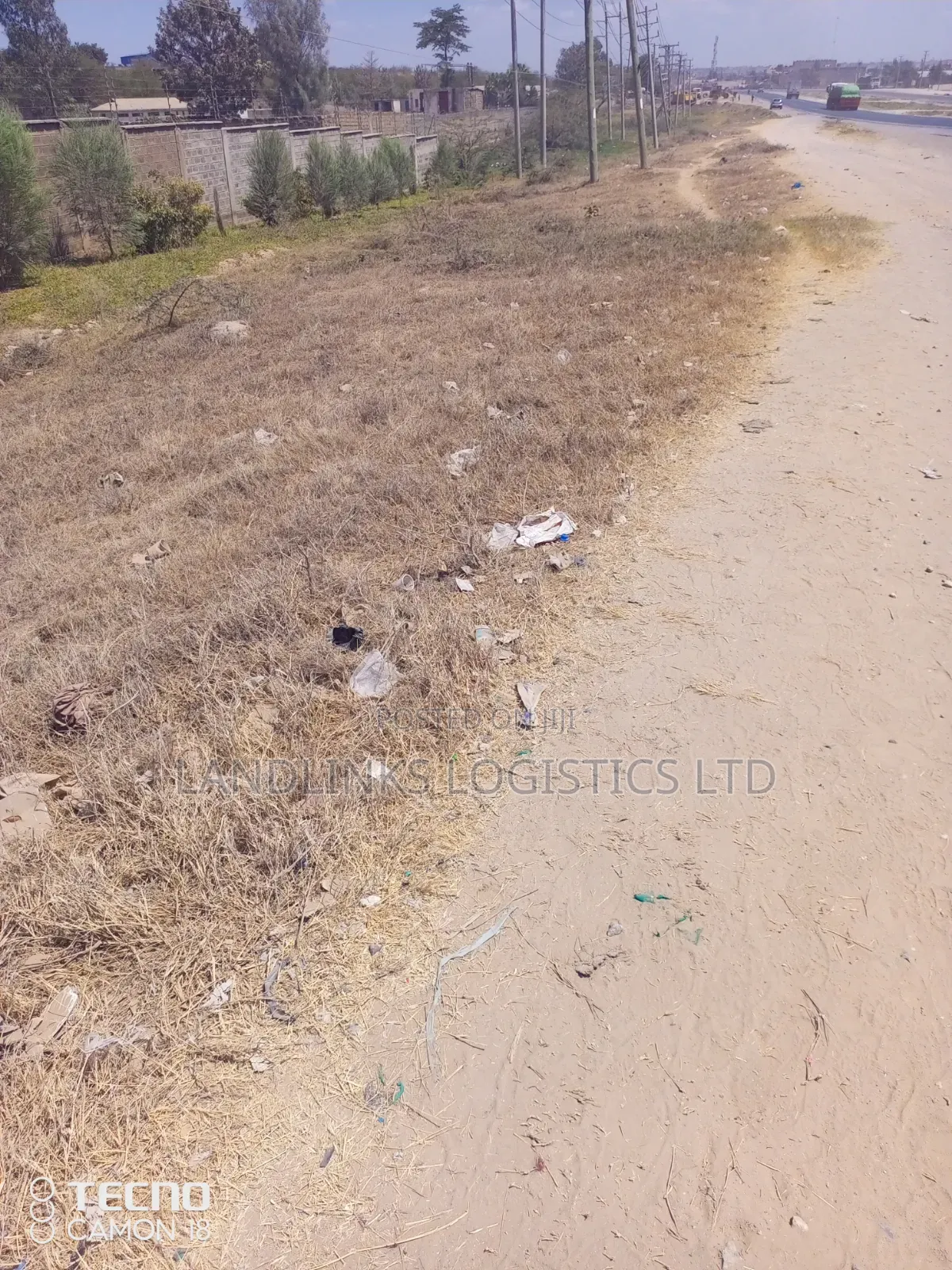 Syokimau 10 Acres Touching Msa Rd 67 Hotel Side for Apartments Etc in Mombasa Road
