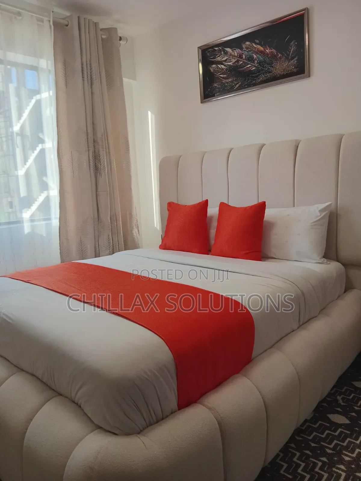Afro Modern Furnished 1 Bedroom in Hurlingham