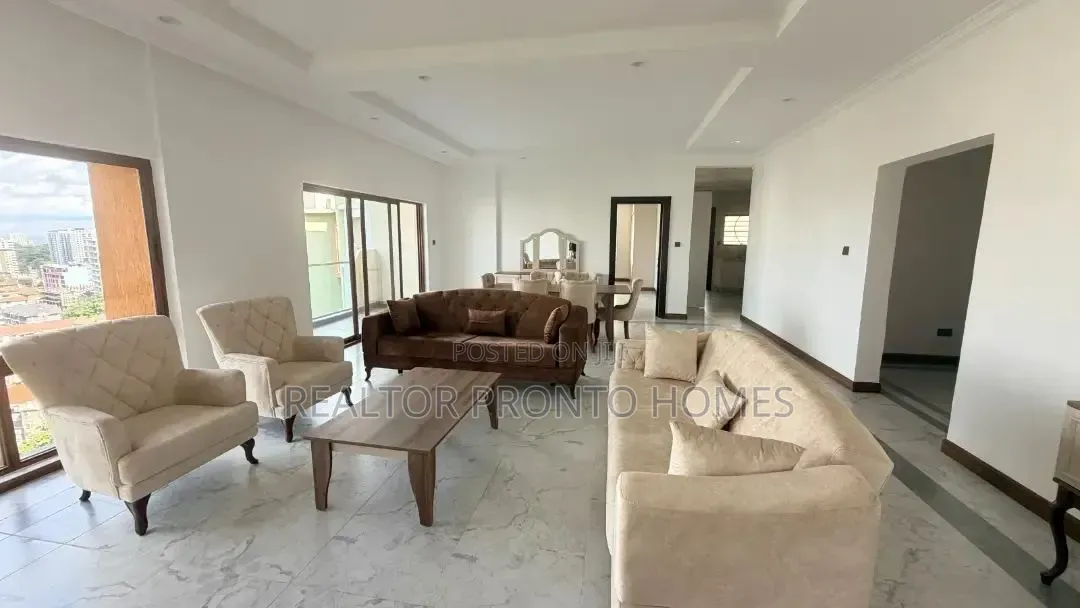 3bdrm Apartment in Kileleshwa for rent in Kileleshwa