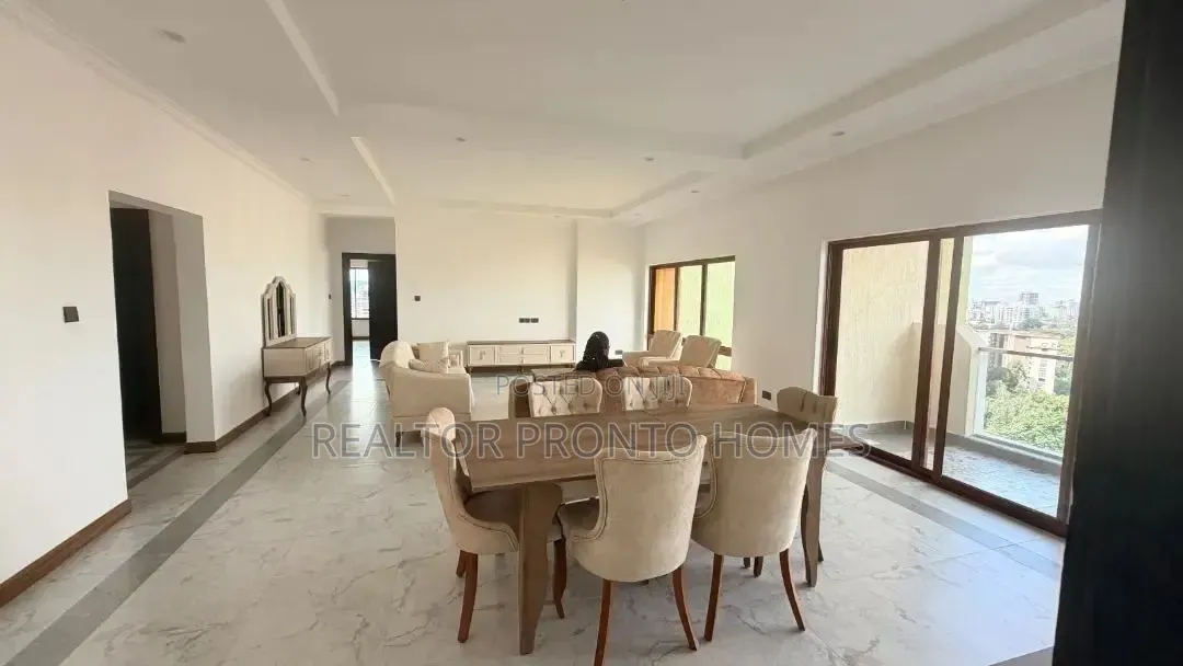 3bdrm Apartment in Kileleshwa for rent in Kileleshwa