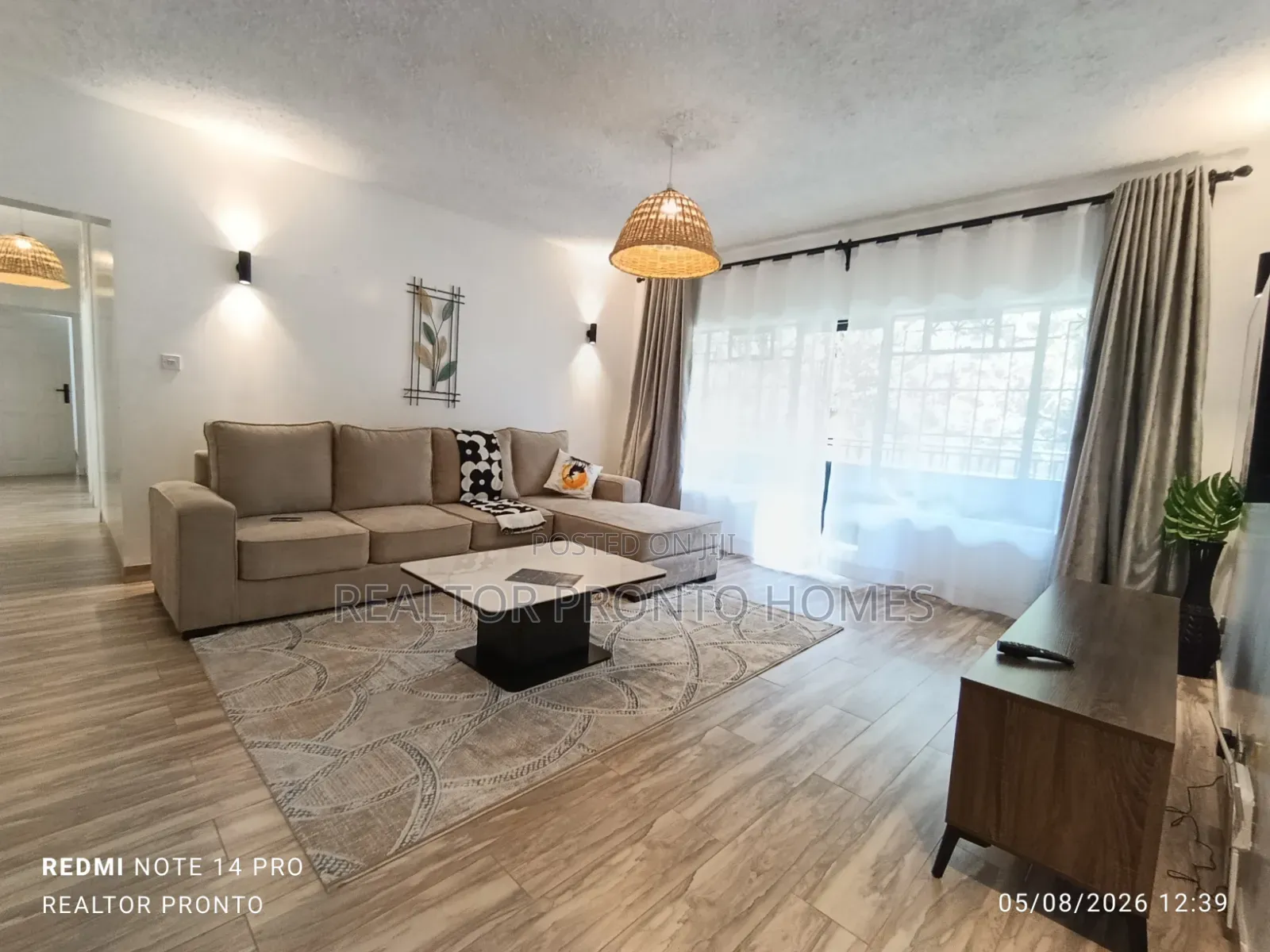 Furnished 3bdrm Apartment in Kilimani, Hurlingham for rent in Hurlingham