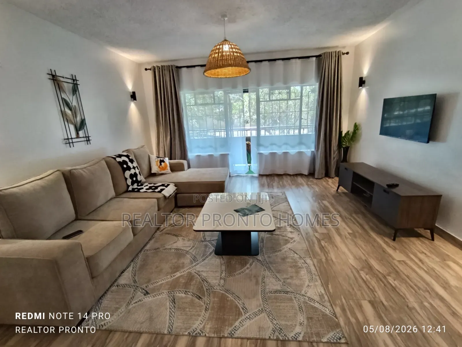 Furnished 3bdrm Apartment in Kilimani, Hurlingham for rent in Hurlingham