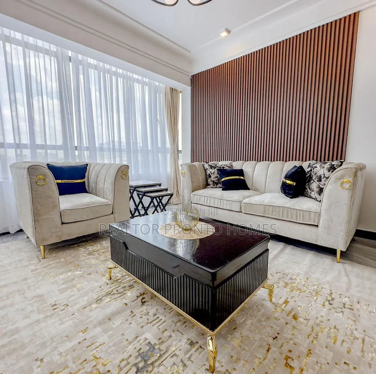Fully Furnished and Serviced 3 Bedrooms Apartment in Kilimani Nairobi in Hurlingham