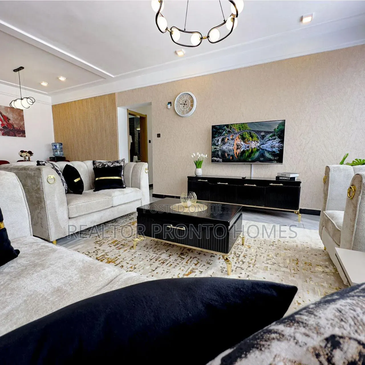 Fully Furnished and Serviced 3 Bedrooms Apartment in Kilimani Nairobi in Hurlingham