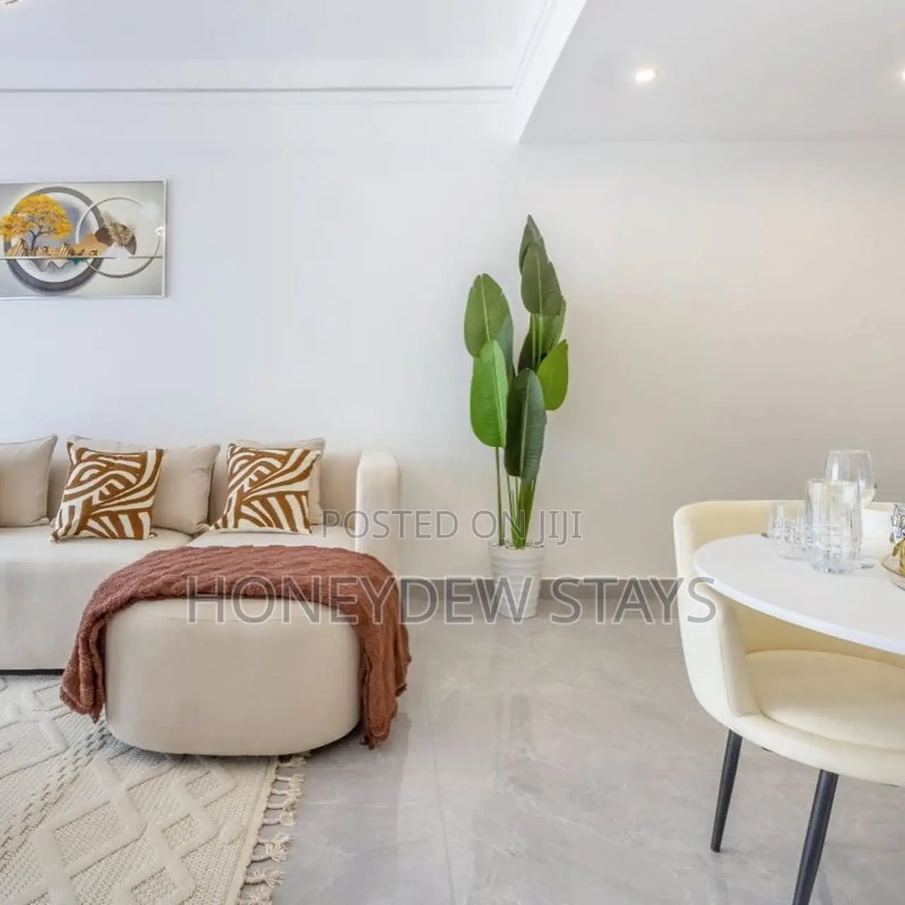 Furnished Elegant 1 Bedroom Airbnb at Riara One – Lavington in Valley Arcade