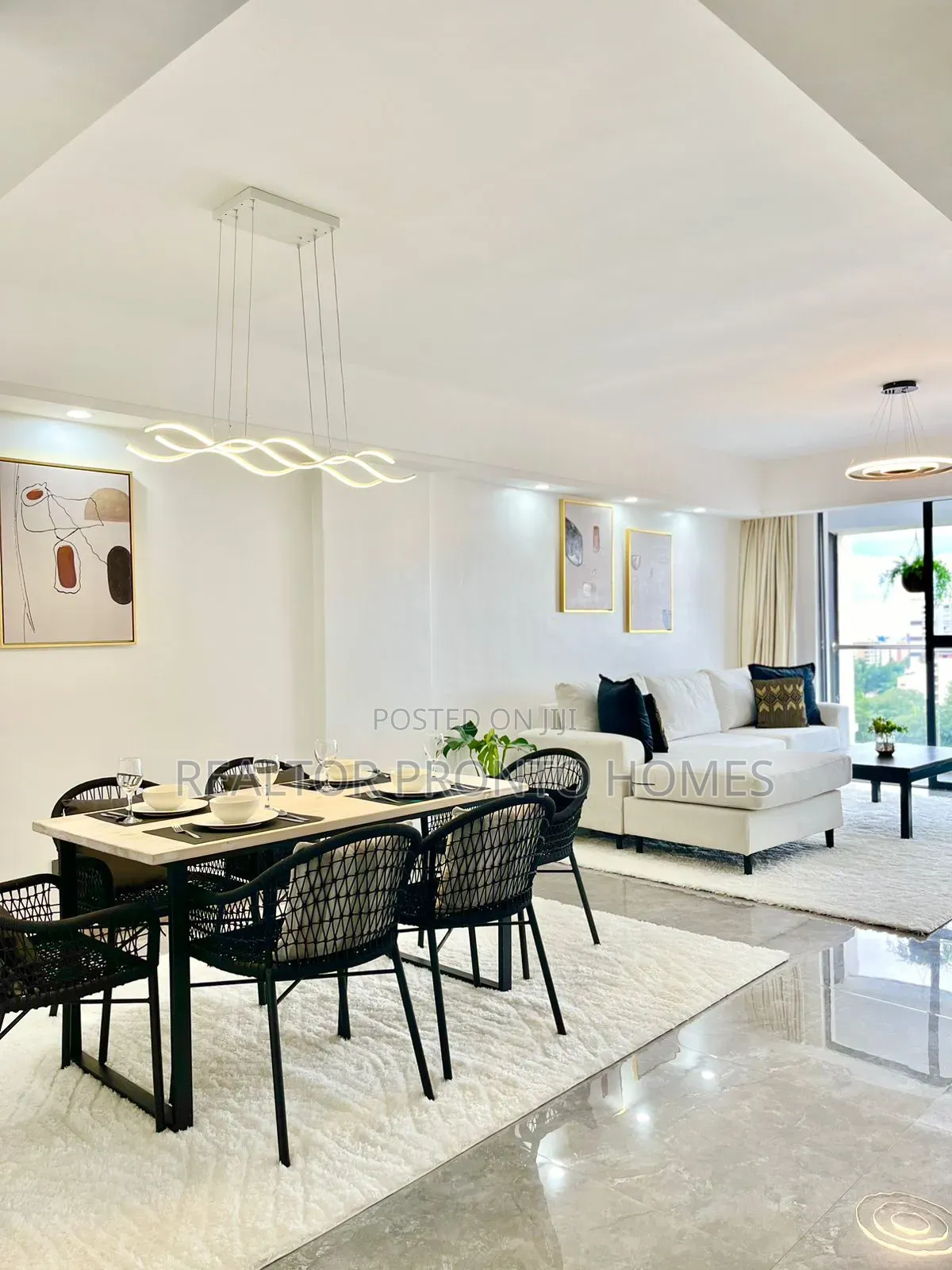 New Modern 3-Bedroom Fully Furnished Amd Serviced Apartment, Kilimani in Hurlingham