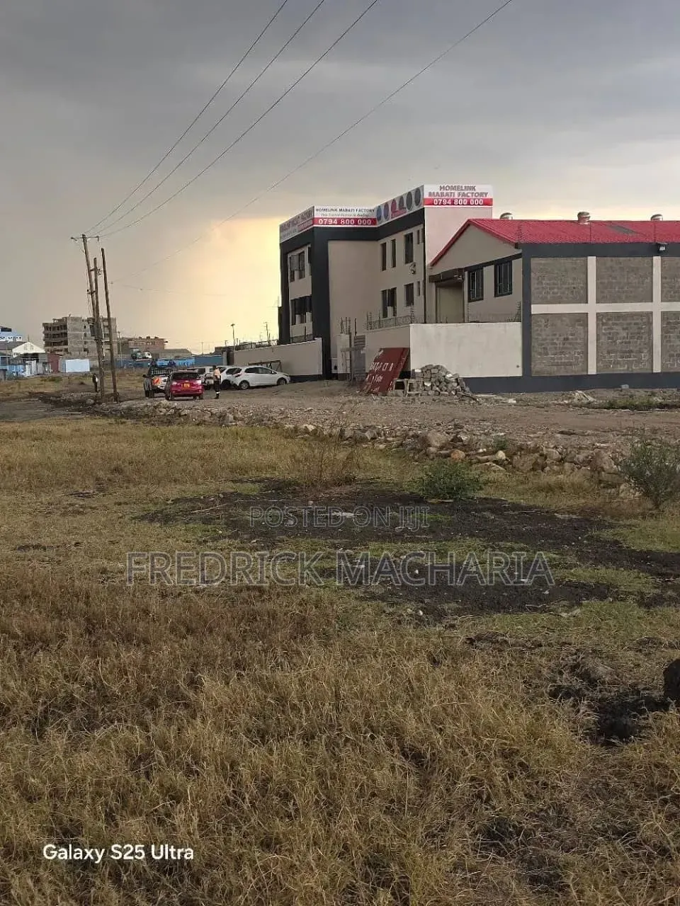 2 Adjacent Commercial Plots for Sale Behind Afrosayari Hotel in Ruai