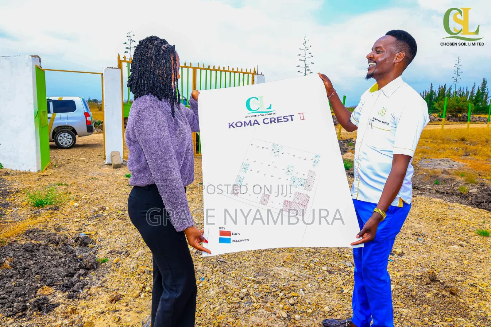 50 by 100 Plots in Koma Opposite Shrine 2km Off Tarmac in Kangundo