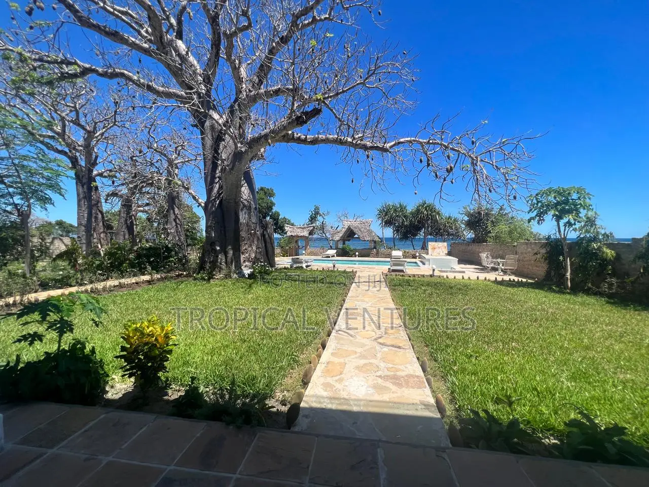 Furnished 4bdrm Villa in Msambweni Beach, Diani for sale in Diani